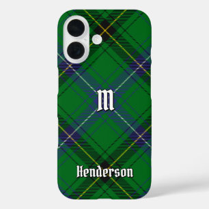 Clan Henderson Tartan iPhone 16 Case