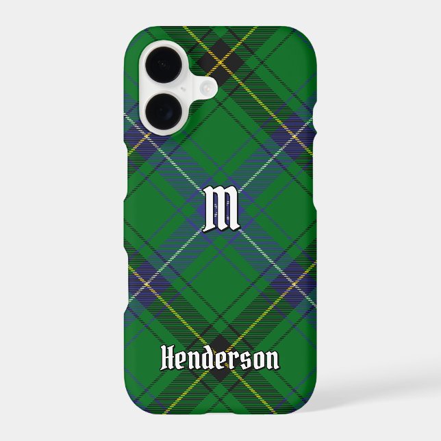 Clan Henderson Tartan Case-Mate iPhone Case (Back)