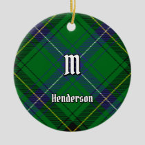 Clan Henderson Tartan Ceramic Ornament