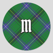 Clan Henderson Tartan Classic Round Sticker