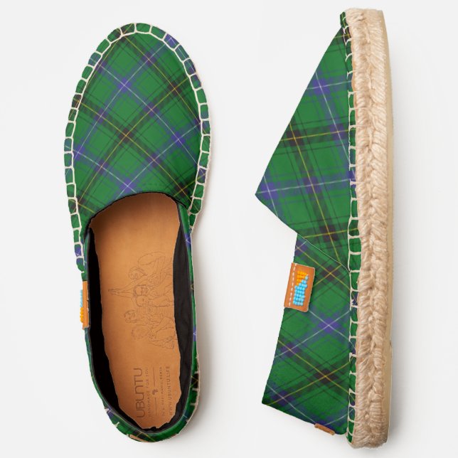 Clan Henderson Tartan Espadrilles (Side)