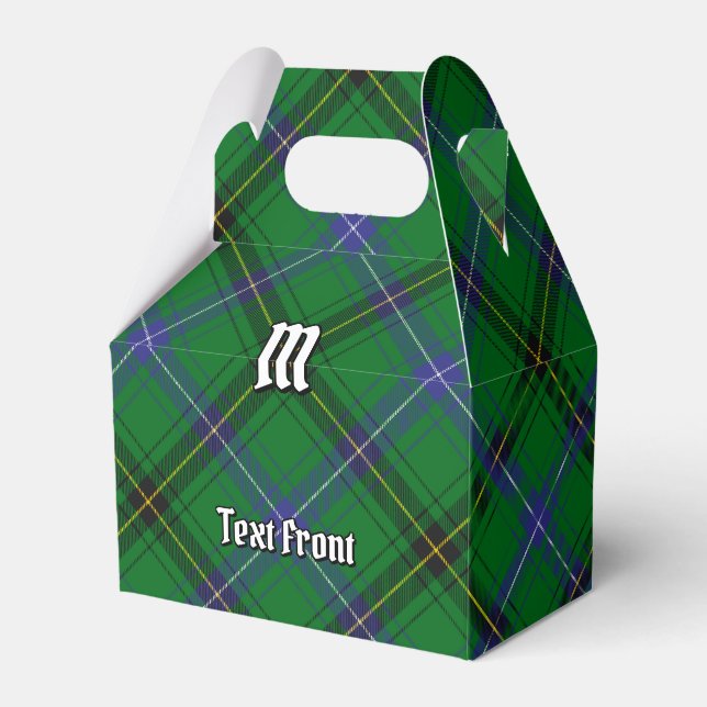 Clan Henderson Tartan Favor Boxes (Front Side)