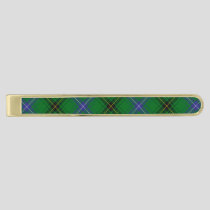 Clan Henderson Tartan Gold Finish Tie Bar