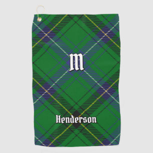 Clan Henderson Tartan Golf Towel