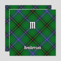 Clan Henderson Tartan Invitation