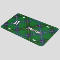 Clan Henderson Tartan License Plate