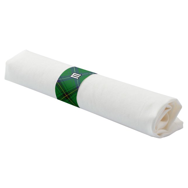 Clan Henderson Tartan Napkin Bands (Angled)