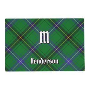 Clan Henderson Tartan Placemat