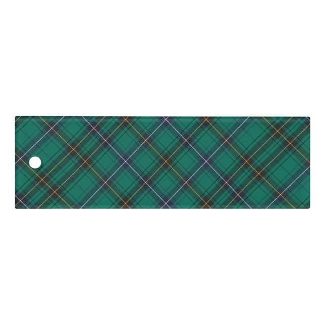 Clan Henderson Tartan Plaid Green Pattern Ruler (Front)