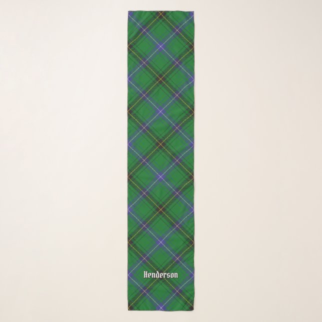 Clan Henderson Tartan Scarf (Front)