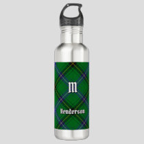 Clan Henderson Tartan Stainless Steel Water Bottle