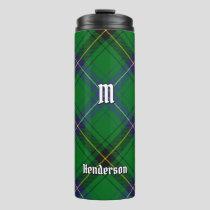 Clan Henderson Tartan Thermal Tumbler