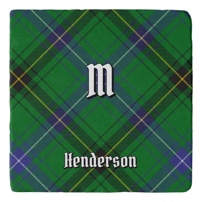 Clan Henderson Tartan Trivet (Front)