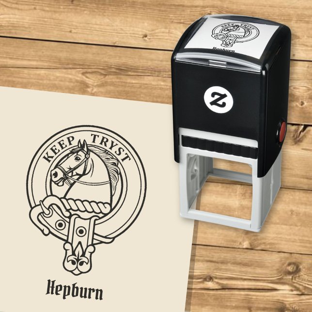Clan Hepburn Crest Self-inking Stamp (Creator Uploaded)