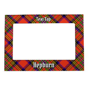 Clan Hepburn Tartan Magnetic Frame