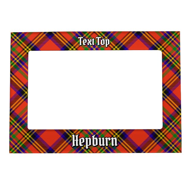 Clan Hepburn Tartan Magnetic Frame (Front)