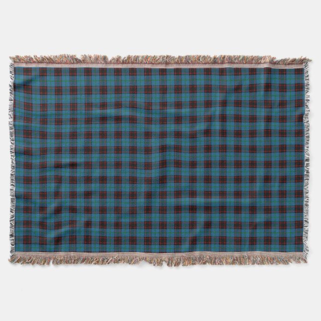 Clan Home Tartan Throw Blanket (Front)