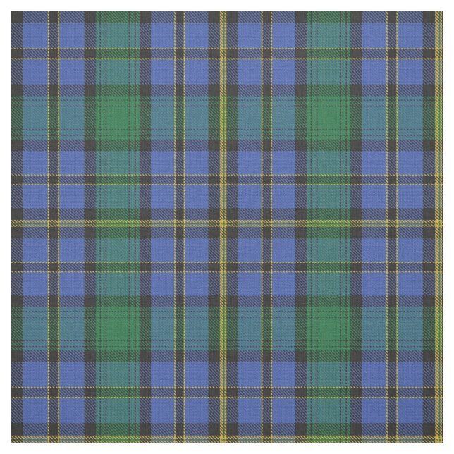 Clan Hope Scottish Tartan Plaid Fabric (Swatch)