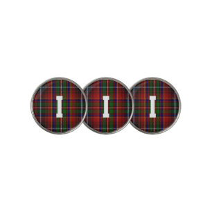 Clan Innes Plaid Golf Ball Markers