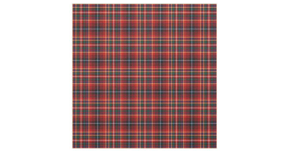 Clan Innes Tartan Fabric | Zazzle