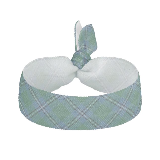 Clan Irvine Irwin Scottish Accents Tartan Ribbon Hair Tie (Front)