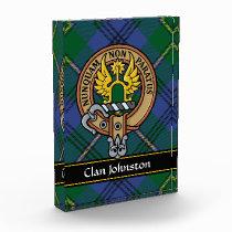 Clan Johnston Crest Acrylic Award