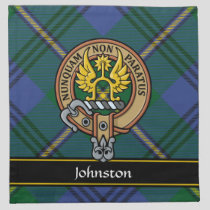 Clan Johnston Crest Cloth Napkin