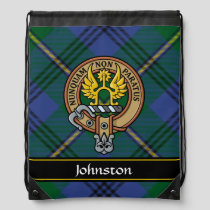 Clan Johnston Crest Drawstring Bag