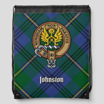 Clan Johnston Crest Drawstring Bag