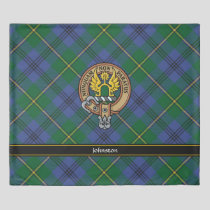 Clan Johnston Crest Duvet Cover