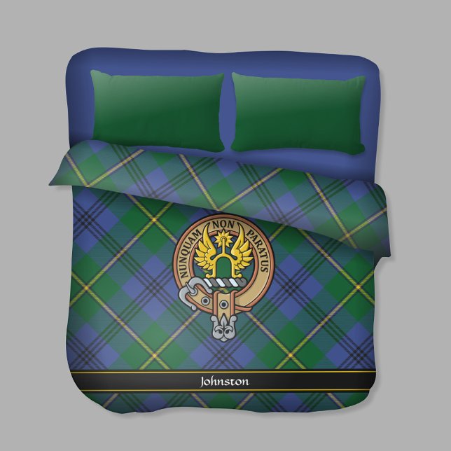 Clan Johnston Crest Duvet Cover (Creator Uploaded)