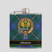 Clan Johnston Crest Flask