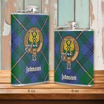Clan Johnston Crest Flask