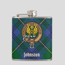 Clan Johnston Crest Flask