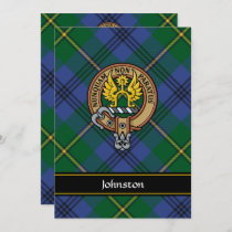 Clan Johnston Crest Invitation