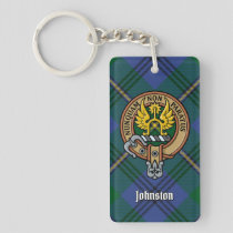 Clan Johnston Crest Keychain