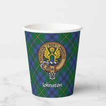 Clan Johnston Crest Paper Cups