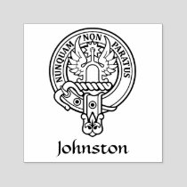 Clan Johnston Crest Self-inking Stamp