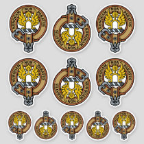 Clan Johnston Crest Sticker Set