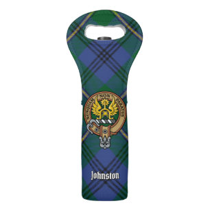 Clan Johnston Crest Wine Bag