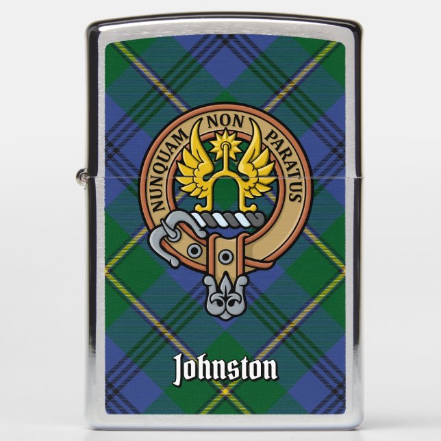 Clan Johnston Crest Zippo Lighter (Front)