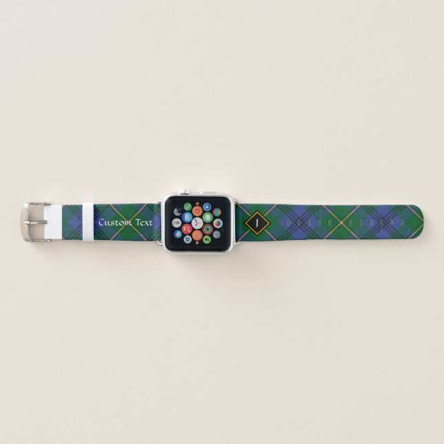 Clan Johnston Tartan Apple Watch Band (Front)