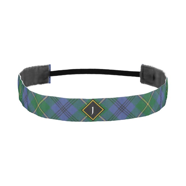Clan Johnston Tartan Athletic Headband (Front)