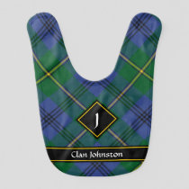 Clan Johnston Tartan Baby Bib