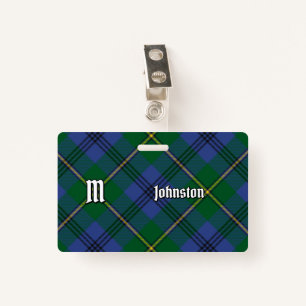 Clan Johnston Tartan Badge