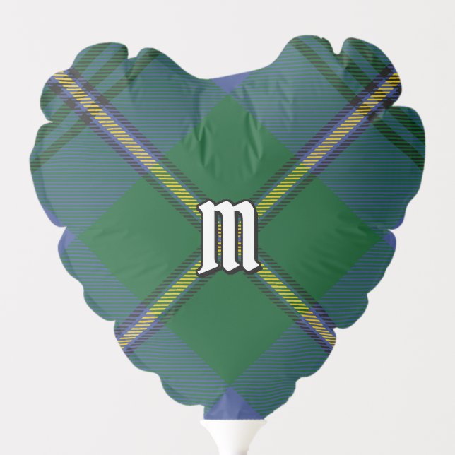 Clan Johnston Tartan Balloon (Front)