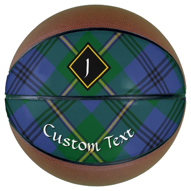 Clan Johnston Tartan Basketball (Front)