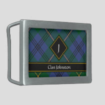 Clan Johnston Tartan Belt Buckle