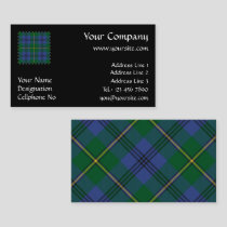 Clan Johnston Tartan Business Card