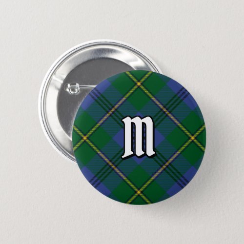 Clan Johnston Tartan Button
